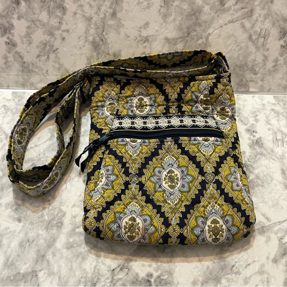 Retired Vera Bradley Cambridge Pattern Crossbody Purse Bag